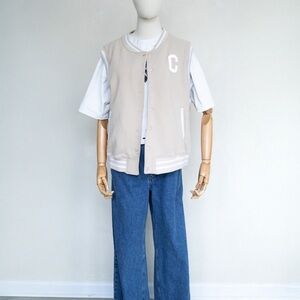 Beige Women’s Varsity Jacket Size L by The Greii